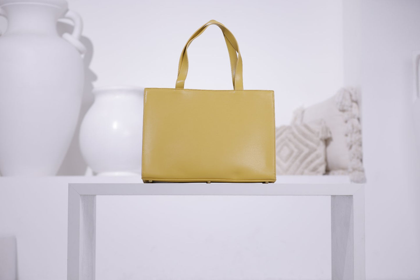 "Always Was" - Vegan Leather Handbags (MUSTARD)