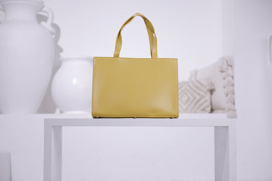 "Always Was" - Vegan Leather Handbags (MUSTARD)