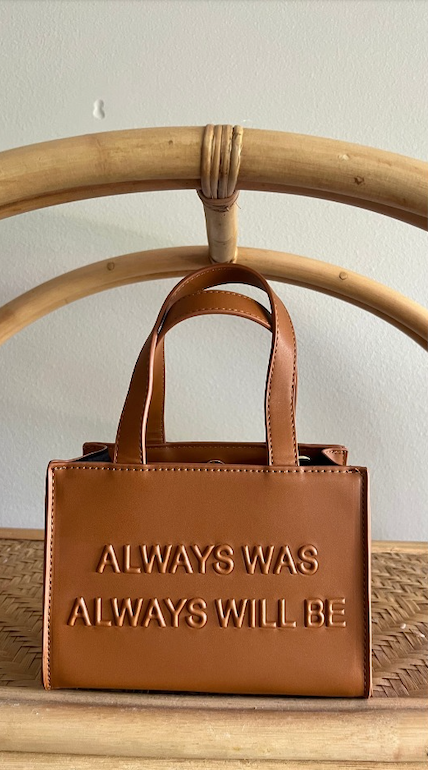 "Always Was" - Vegan Leather Handbags (BROWN)