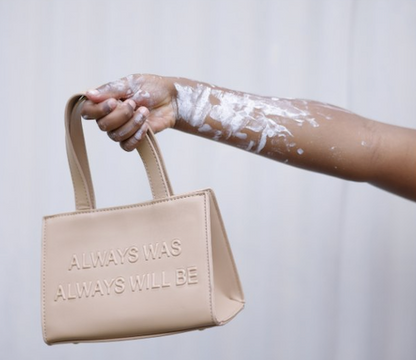 "Always Was" - Vegan Leather Handbags (TAUPE)