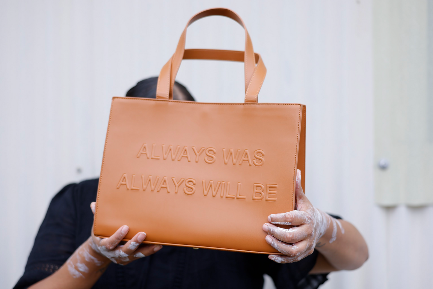"Always Was" - Vegan Leather Handbags (BROWN)